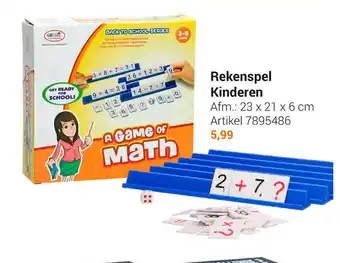 Lobbes Rekenspel Kinderen 23 x 21 x 6 cm aanbieding