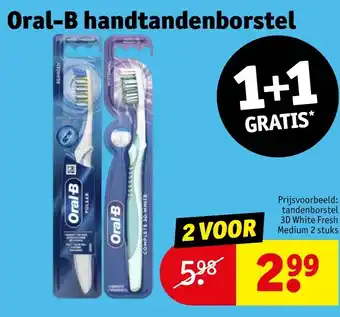 Kruidvat Oral-B handtandenborstel aanbieding