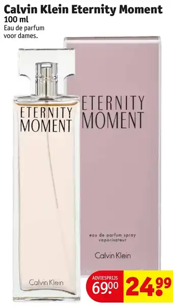 Kruidvat Calvin Klein Eternity Moment 100ml aanbieding