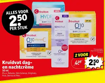 Kruidvat Kruidvat dag-en nachtcrème aanbieding