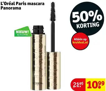 Kruidvat L'Oréal Paris mascara Panorama aanbieding