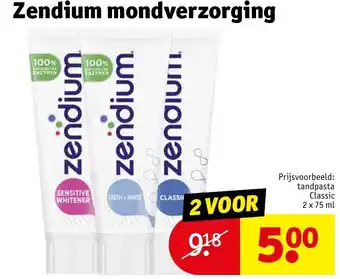 Kruidvat Zendium mondverzorging aanbieding