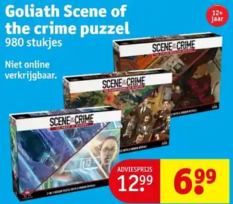 Kruidvat Goliath Scene of the crime puzzel 980 stukjes aanbieding