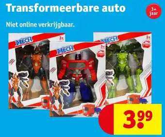 Kruidvat Transformeerbare auto aanbieding