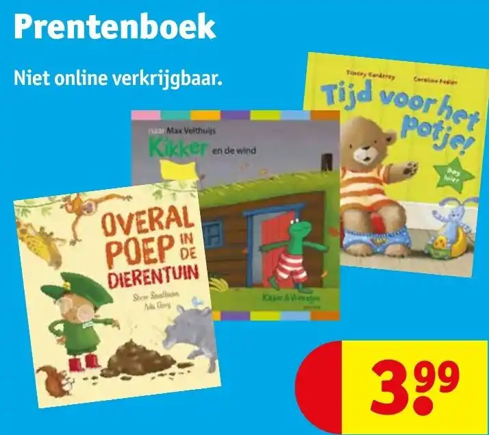 Prentenboek aanbieding bij Kruidvat