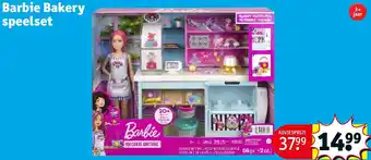 Kruidvat Barbie Bakery speelset aanbieding