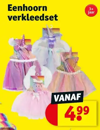 Kruidvat Eenhoorn verkleedset aanbieding