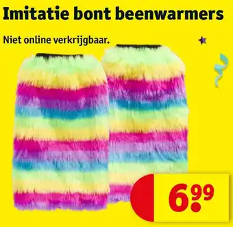 Kruidvat Imitatie bont beenwarmers aanbieding