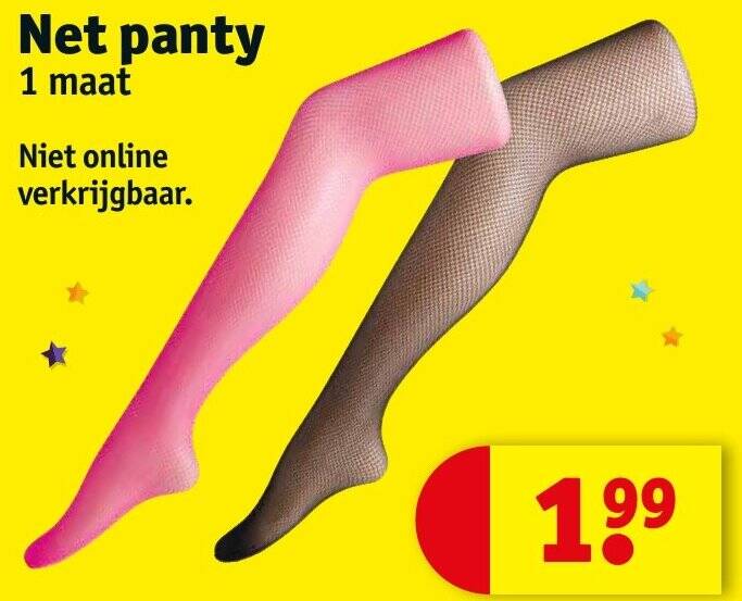 Net panty aanbieding bij Kruidvat