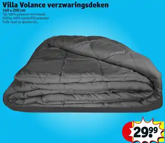 Kruidvat Villa Volance verzwaringsdeken aanbieding