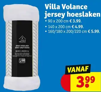 Kruidvat Villa Volance jersey hoeslaken aanbieding