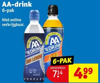 Kruidvat AA-drink 6-pak aanbieding