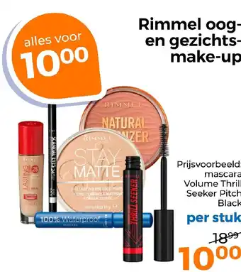 Trekpleister Rimmel oog-en gezichts-make-up aanbieding