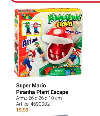 Lobbes Super Mario Piranha Plant Escape 26 x 26 x 10 cm aanbieding