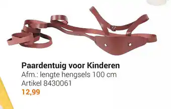 Lobbes Paardentuig Voor Kinderen 100cm aanbieding