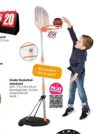 Lobbes Kinder Basketbalstandaard 170 x 43 x 38 cm aanbieding