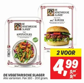 Dekamarkt DE VEGETARISCHE SLAGER aanbieding