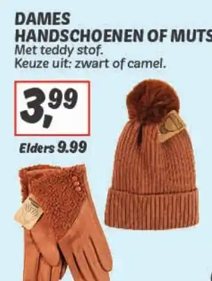 Dekamarkt HANDSCHOENEN OF MUTS aanbieding