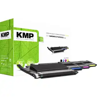 Conrad Kmp compatibel toner multipack sa-t38v vervangt samsung clt-p4072c, clt-k4072s, clt-c4072s, clt-m4072s, clt-y4072s zwart, cya aanbieding