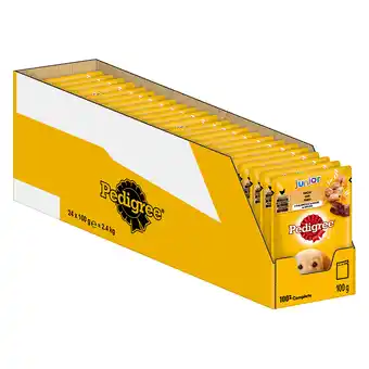 Zooplus Junior maaltijdzakjes in gelei pedigree hondenvoer 144x aanbieding