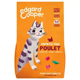 Zooplus 2x2kg edgard & cooper adult graanvrij kip - kattenvoer aanbieding