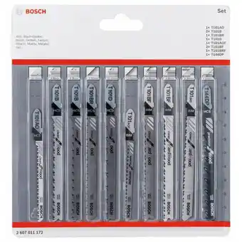 Conrad Bosch accessories 2607011172 decoupeerzaagbladenset clean precision, 10-delig 10 stuk(s) aanbieding