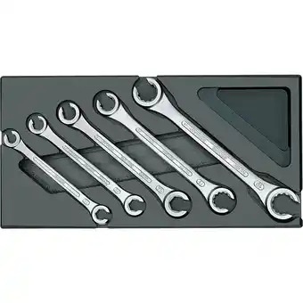 Conrad Gedore 1500 es-400 1731157 dubbele ringsleutelset 5-delig aanbieding