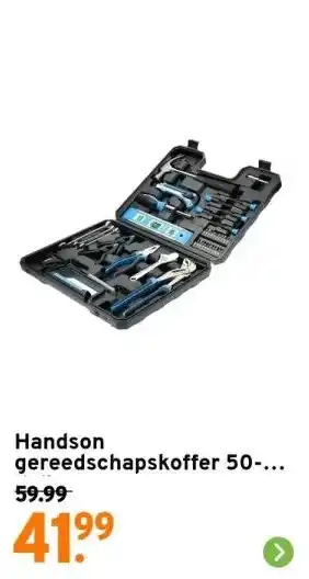 GAMMA Handson gereedschapskoffer 50-delig aanbieding