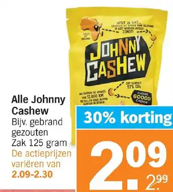 Albert Heijn Alle Johnny Cashew aanbieding