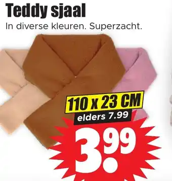 Dirk Teddy sjaal aanbieding