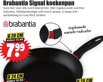 Dirk Brabantia Signal koekenpan 20cm aanbieding