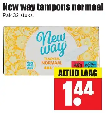 Dirk New way tampons normaal aanbieding