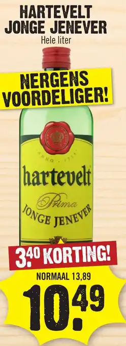 Dirk HARTEVELT JONGE JENEVER aanbieding