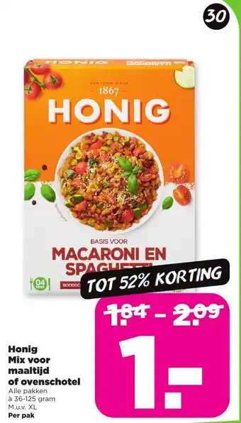 PLUS Honig Mix voor maaltijd of ovenschotel aanbieding