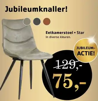 Sijben Eetkamerstoel • star aanbieding