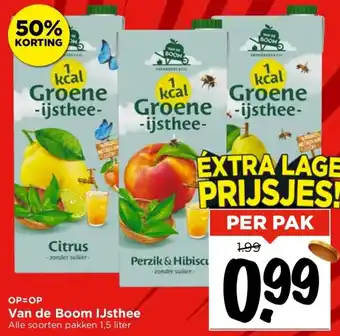 Vomar Voordeelmarkt Van de Boom IJsthee aanbieding