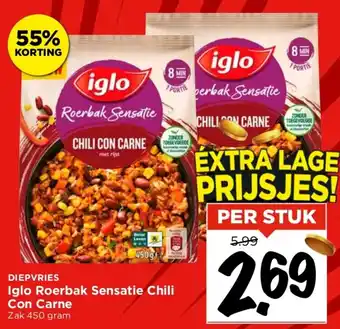 Vomar Voordeelmarkt Iglo Roerbak Sensatie Chili Con Carne aanbieding