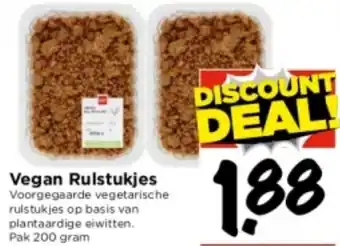 Vomar Voordeelmarkt Vegan Rulstukjes aanbieding