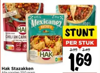 Vomar Voordeelmarkt Hak Stazakken aanbieding