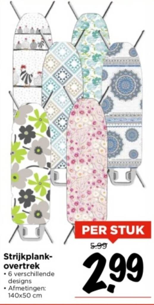 Brabantia Strijkplankovertrek 135 x 45 cm