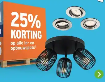 GAMMA op alle in- en opbouwspots¹ aanbieding