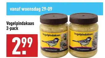 ALDI Vogelpindakaas 2-pack aanbieding