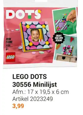 Lobbes Lego Dots 30556 Minilijst 17 x 19,5 x 6cm aanbieding