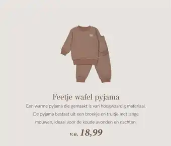 Babypark Feetje wafel pyjama aanbieding