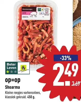 ALDI Shoarma 450g aanbieding