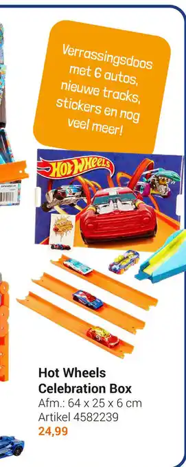 Lobbes Hot Wheels Celebration Box 64 x 25 x 6cm aanbieding