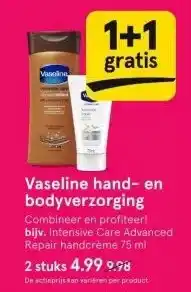 Etos Vaseline hand- en bodyverzorging aanbieding