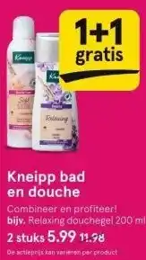 Etos Kneipp bad en douche aanbieding