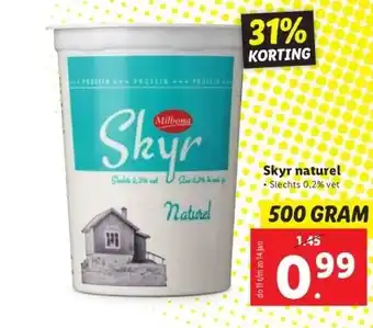 Lidl Skyr naturel aanbieding