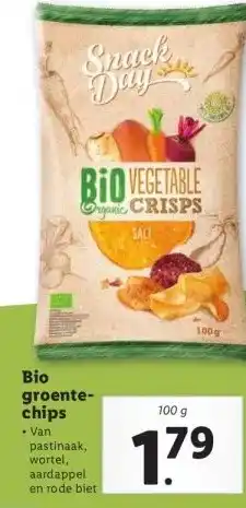 Lidl Bio groentechips aanbieding